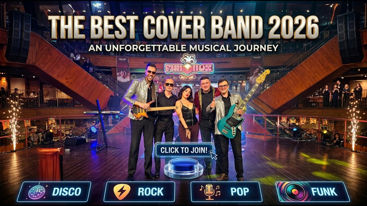 Best Live Cover Band 2026: Non-Stop Party Music + Jazz Funk Breaks ✨