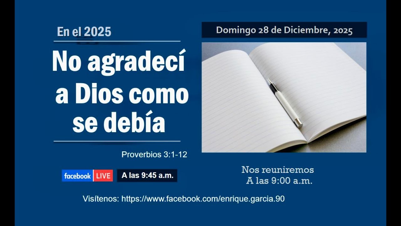 No Agradecí A Dios Como Se Debía