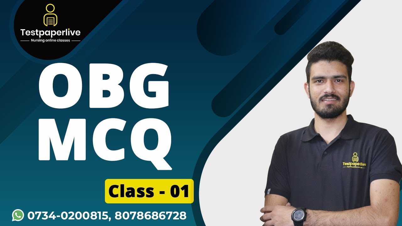 OBG MCQ | Nursing online Classes by Testpaperlive