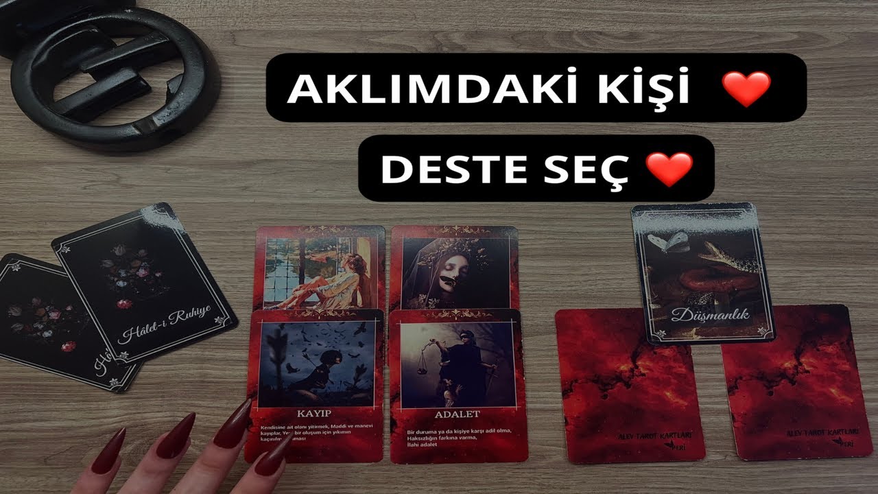 ⭐️ AKLIMDAKİ KİŞİ NİYETİ | DESTE SEÇ | EFTAL TAROT