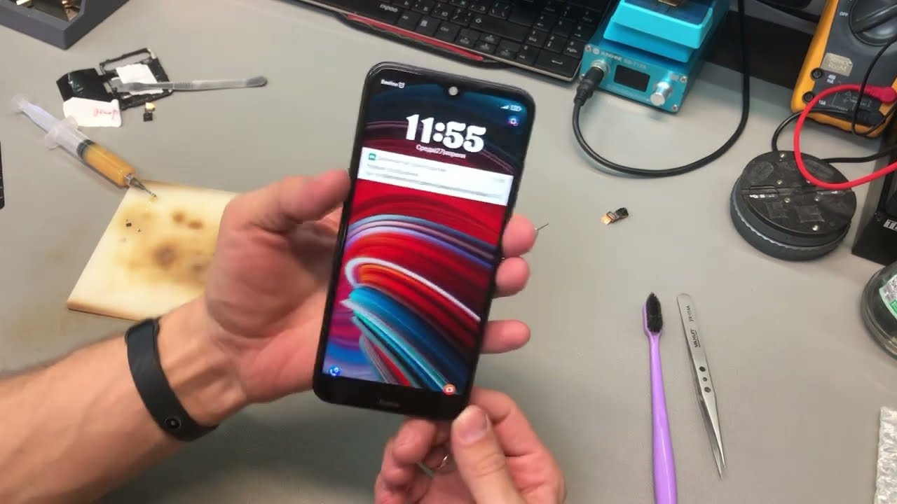 Redmi 8t нет сети. Ремонт