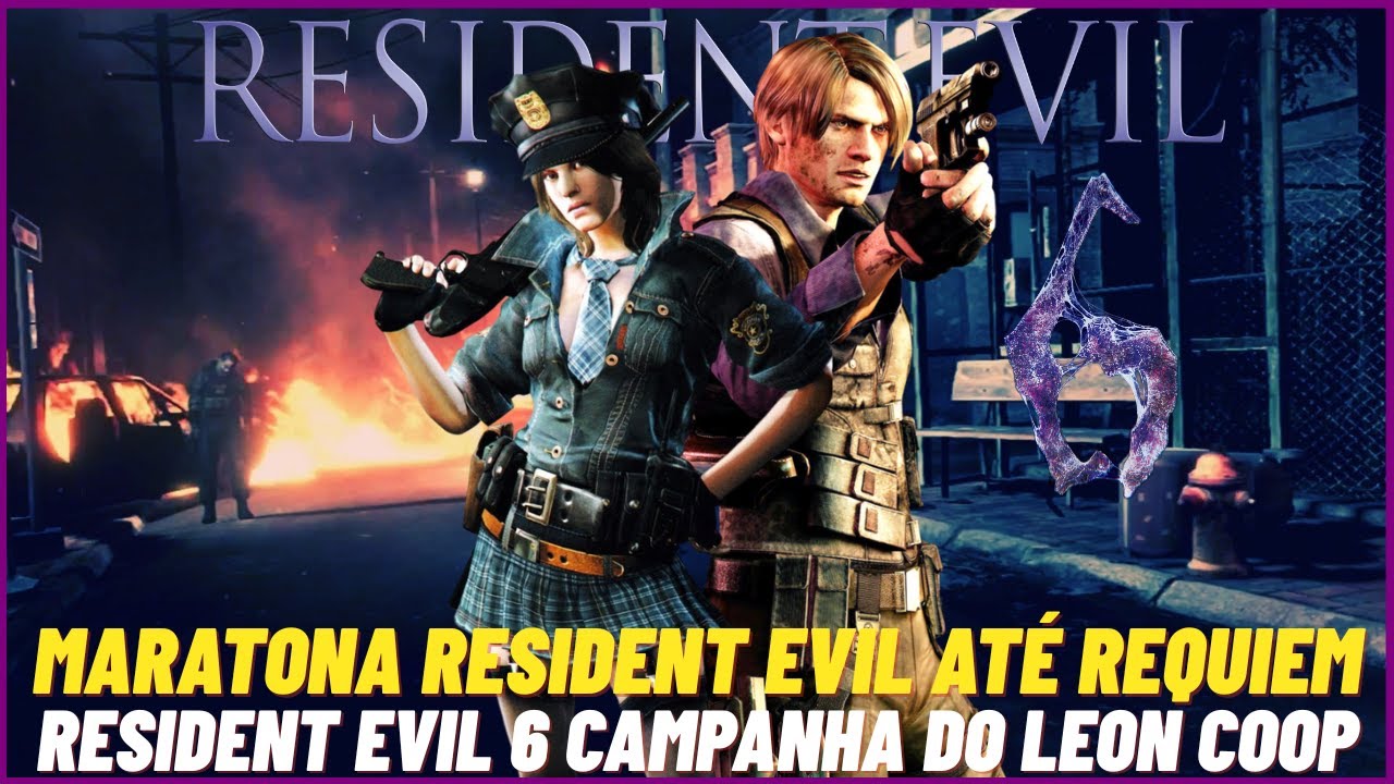 Jogando Resident Evil 6 Campanha do Leon | MARATONA Resident Evil até REQUIEM! Final