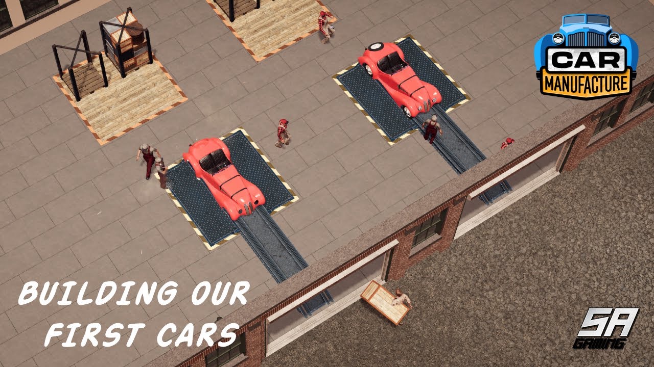 Building Our Own Cars, What Could Possibly Go Wrong - Amazing New Game - Car Manufacture EP1