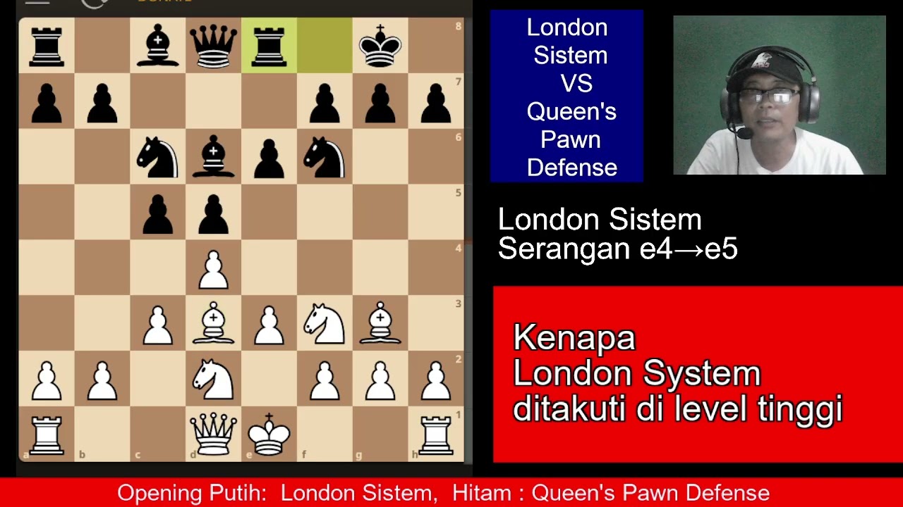 Kenapa London System ditakuti di level tinggi Serangan e4 e5