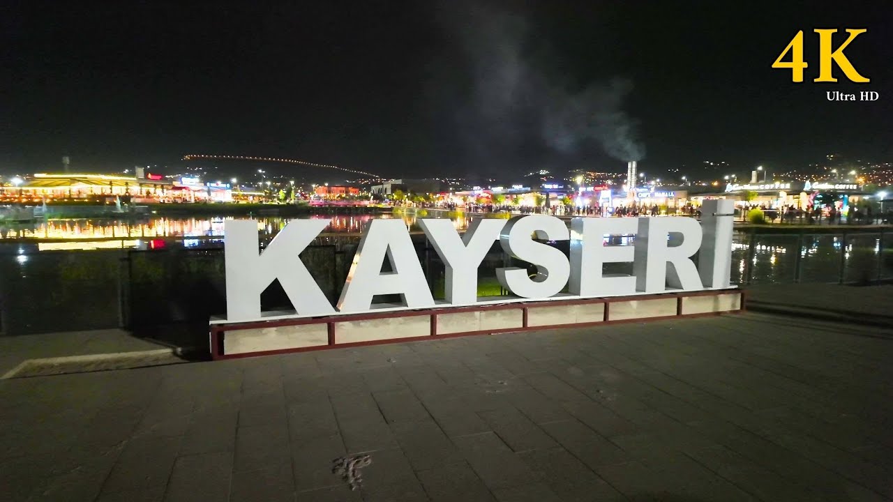 Kayseri Recep Tayyip Erdoğan Millet Bahçesi Yürüyüş Turu/ [4K] #Cudi_vlogs  #kayseri 2025