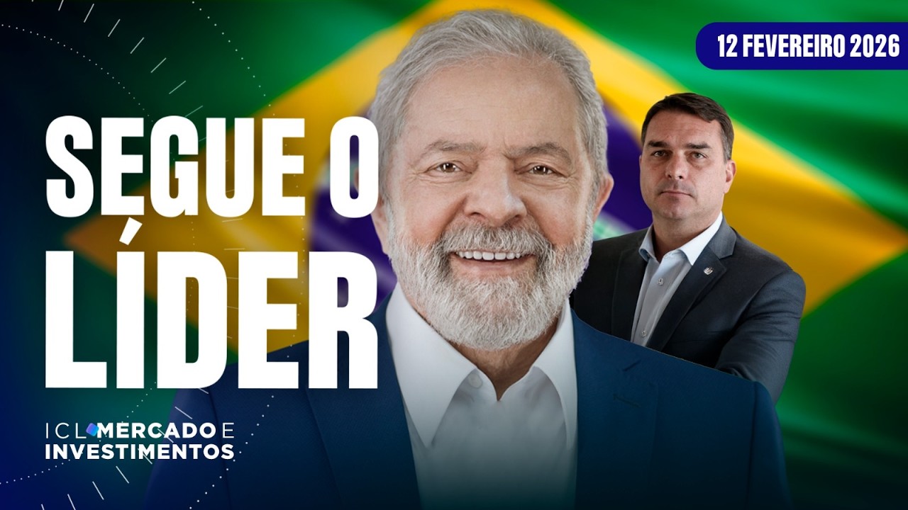 LULA NA LIDERANÇA, MAS FLAVIO DIMINUI DISTÂNCIA - ICL MERCADO E INVESTIMENTOS - 12/02/26