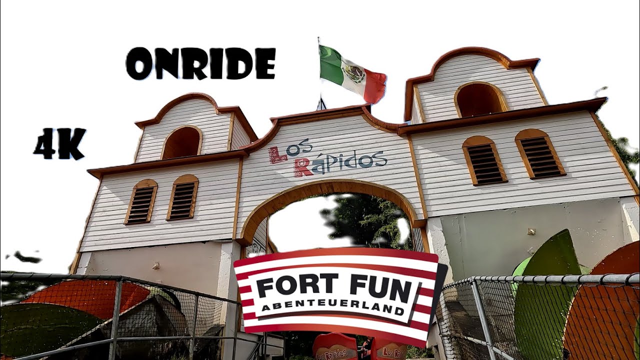 Los Rapidos - Onride [4K]  - Fort Fun Abenteuerland - Canyon Rafting