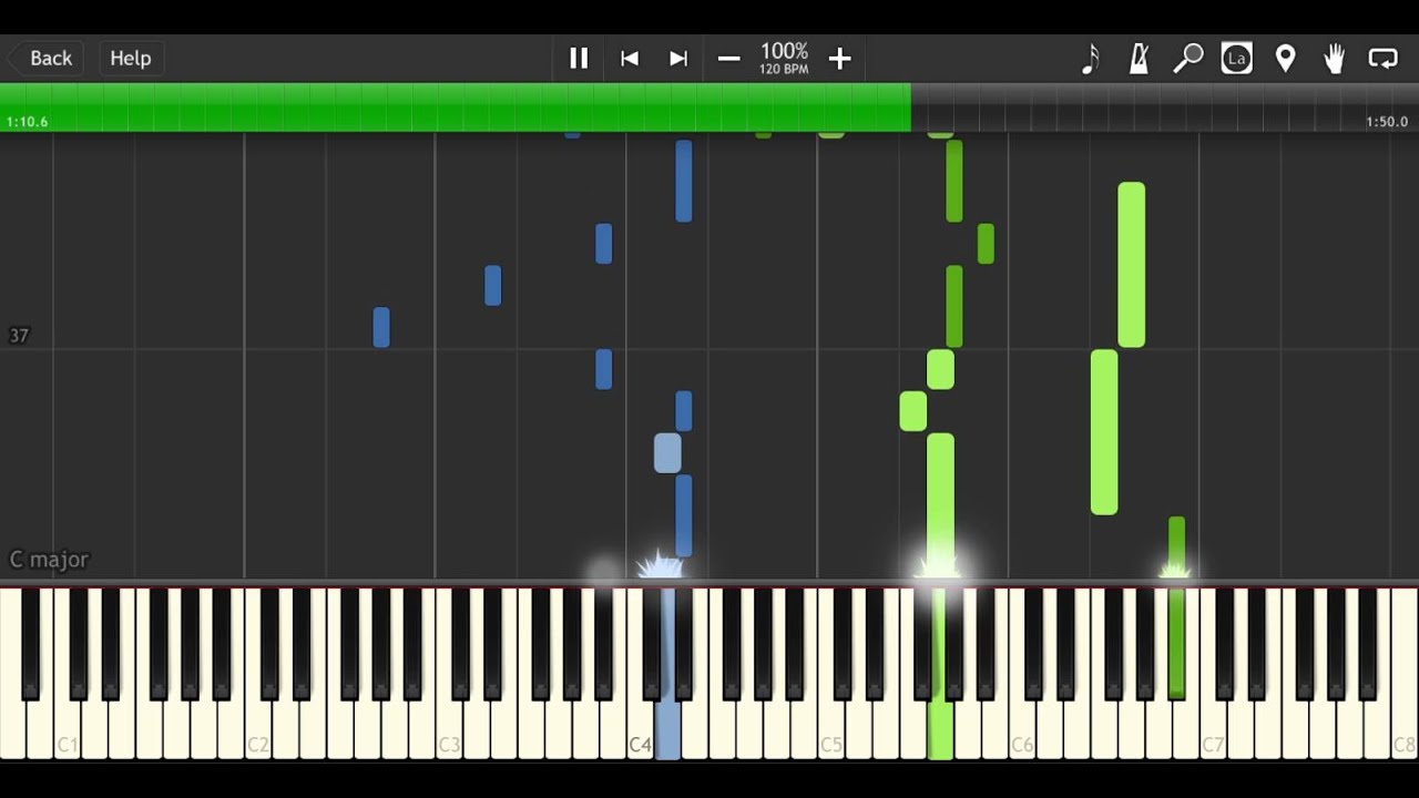 Brave song - Angel Beats! ED [Piano Tutorial] (Synthesia)