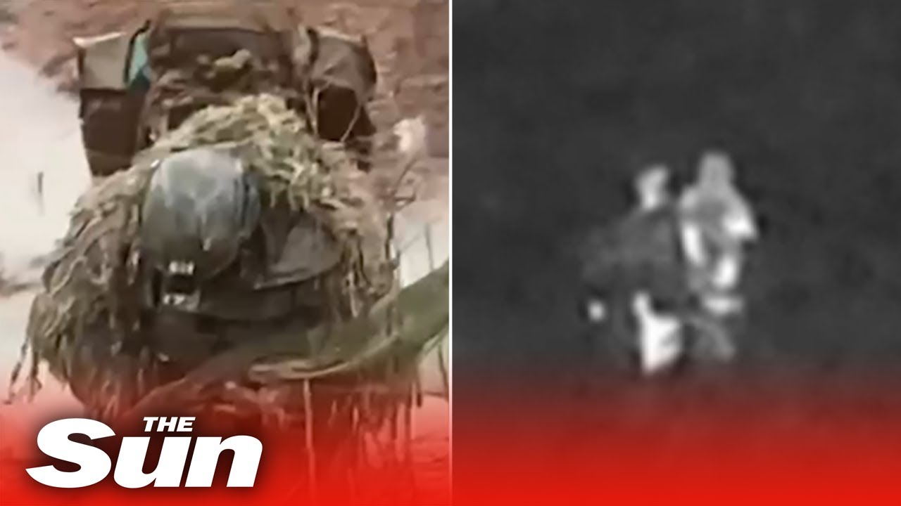 Ukrainian stealth sniper takes out Russian troops near Bakhmut