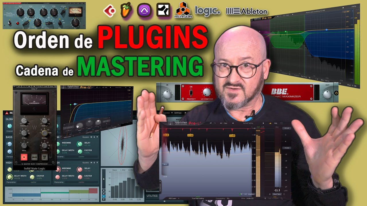 MASTERING ¿en que orden  poner los PLUGINS en PISTAS? y en la CADENA de MASTERIZACION
