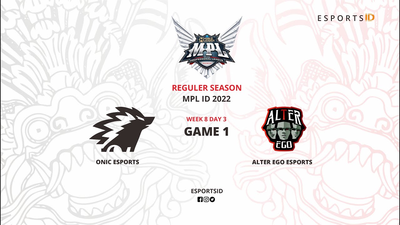 MPL S9 ONIC VS AE GAME 1 | ONIC Esports VS ALTER EGO | ESPORTSID