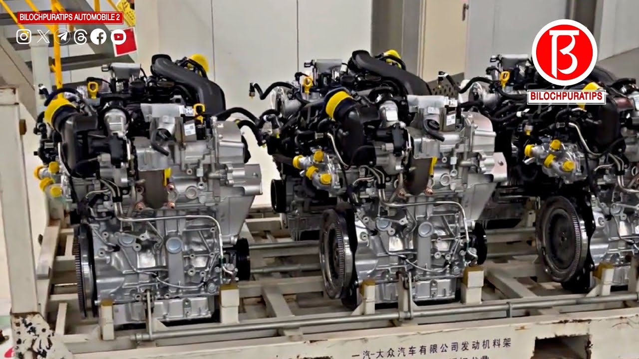 Volkswagen’s latest and most powerful EA211 1.5T engine Assembly Process  Part 01 Episode 03