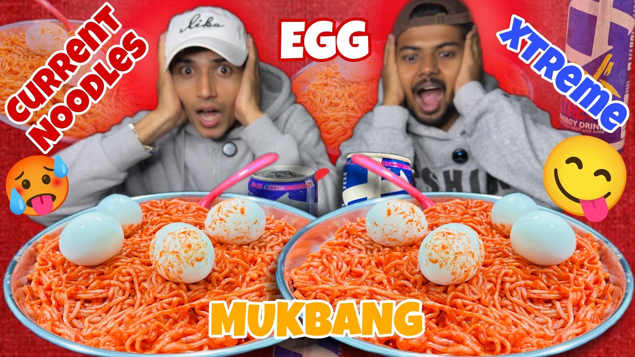 5 packet current noodles mukbang😋🥵// pradeep darnal