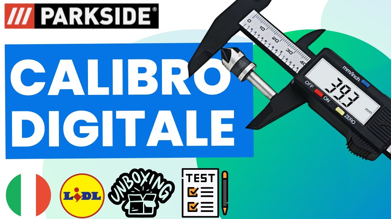 CALIBRO DIGITALE Parkside ITALIA ITALIANO LIDL