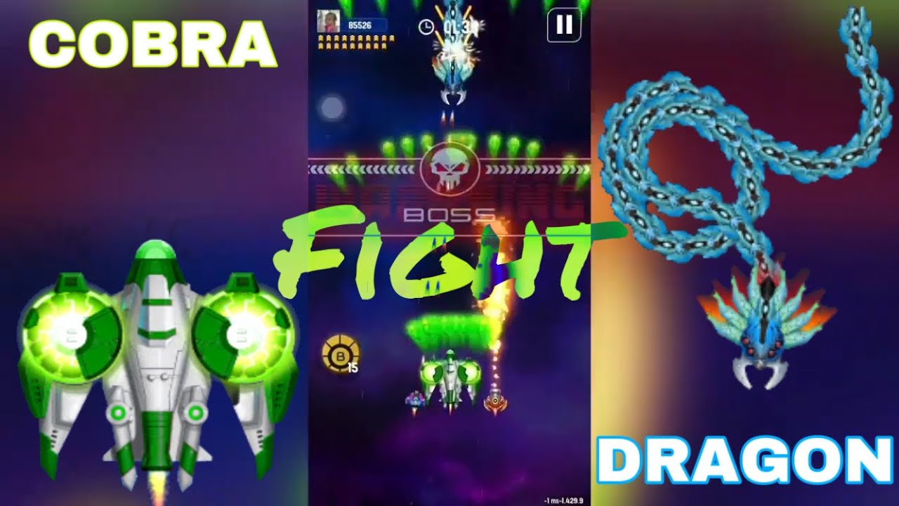SPACE SHOOTER galaxy attack | boss 20 dragon