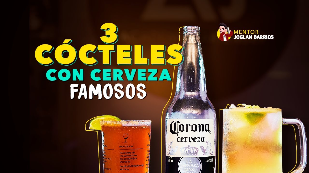 COMO PREPARAR COCTELES CON CERVEZA 🍺| MICHELADA | BULL | SUBMARINO