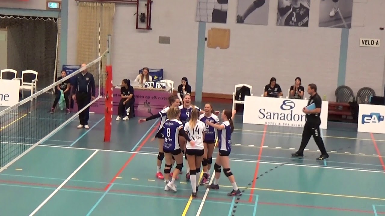 2018-09-29 VoCASA D1 - VV Utrecht D1(topdivisie Dames Volleybal)