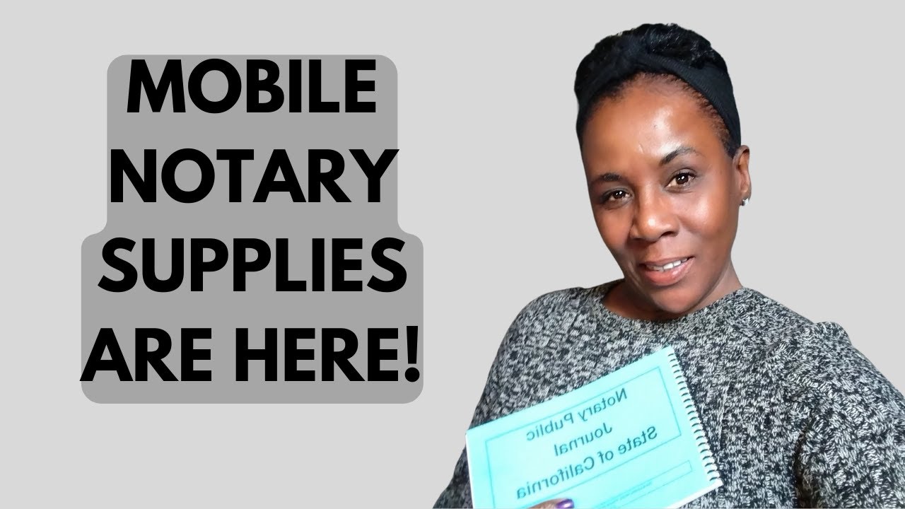 NOTARY SUPPLIES YOU'LL NEED FOR STARTUP - Deitra Mechelle