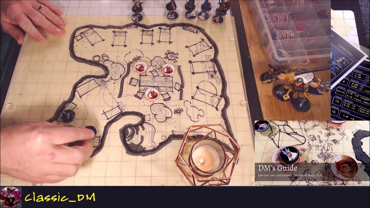 AD&D - New Player Guide - Make your Own Battle Glass and Tokens