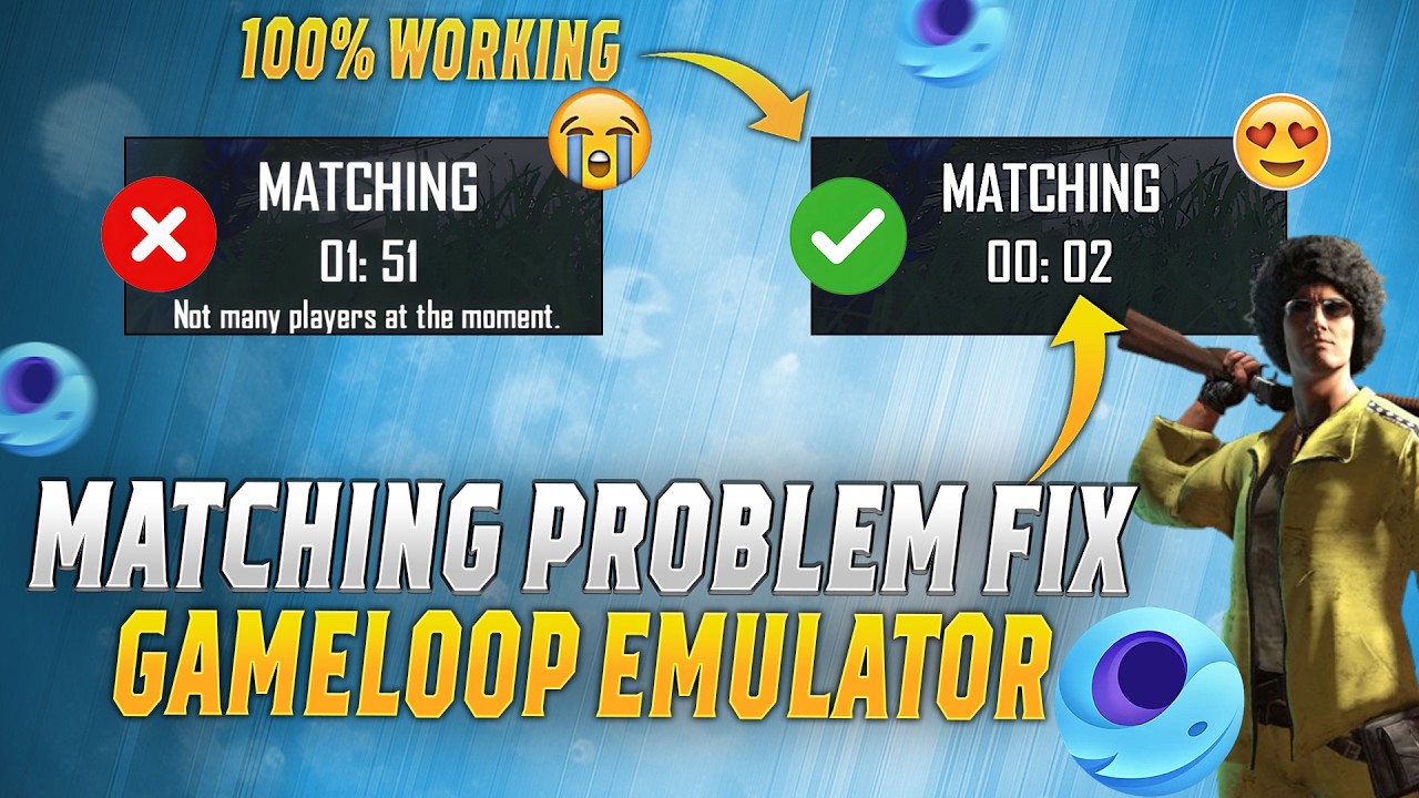Решение проблемы с подбором игроков в эмуляторе Gameloop для PUBG Mobile | 100% рабочее решение