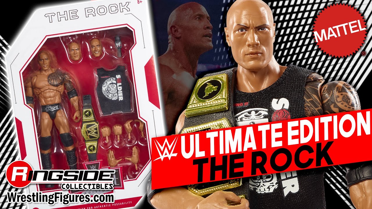 WWE Figure Insider: Mattel WWE Ultimate Edition 10 The Rock Wrestling Action Figure