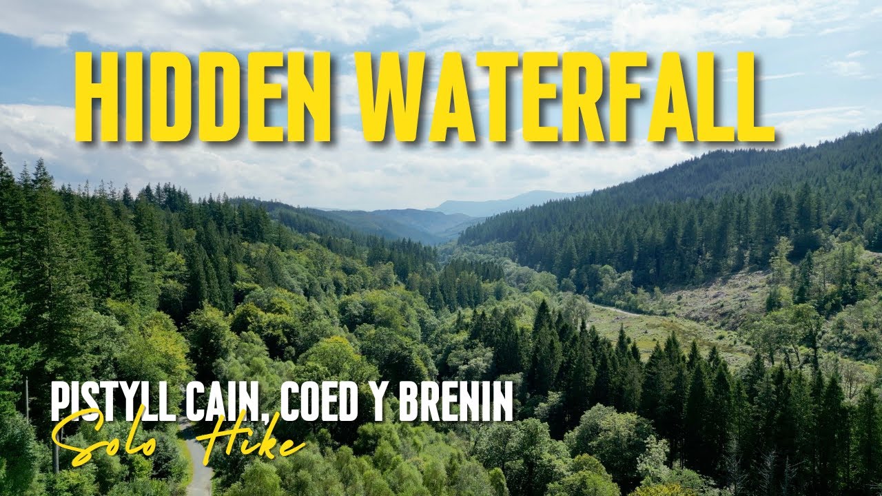 INSANE HIDDEN Waterfall: Pistyll Cain, Coed Y Brenin Forest North Wales