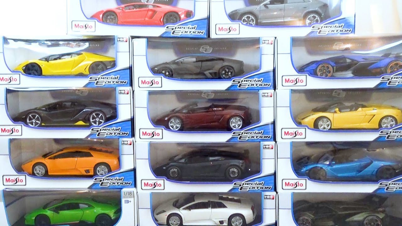 Maisto Большая коллекция Lamborghini ♪ Centenario, Reventon, Gallardo, Huracan и др. в масштабе 1/18