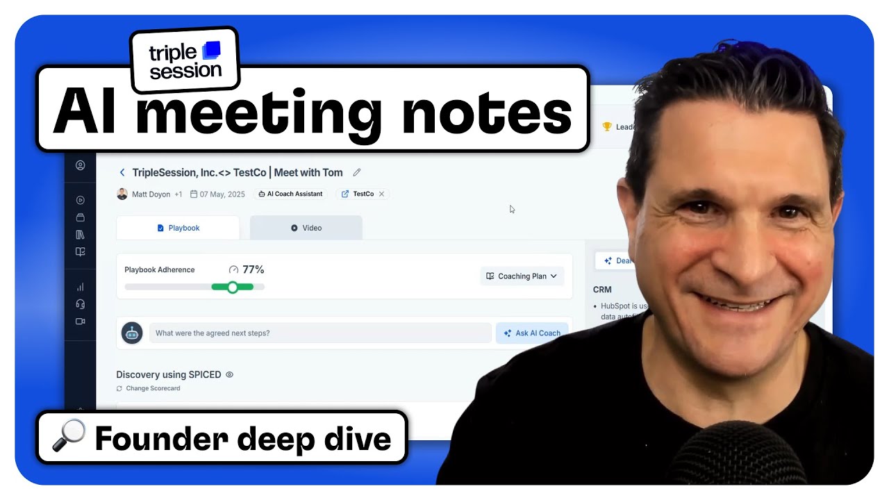 Triple Session notetaker deep dive: AI scorecards, HubSpot sync, and on-demand sales coaching