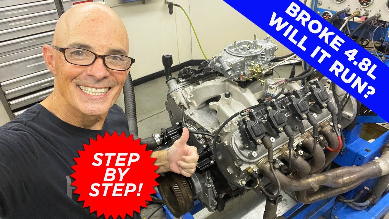 CHEAP, BROKEN, JUNKYARD 4.8L-WILL IT RUN? WITH SO MANY ISSUES, CAN THE DAMAGED LS COME BACK TO LIFE?