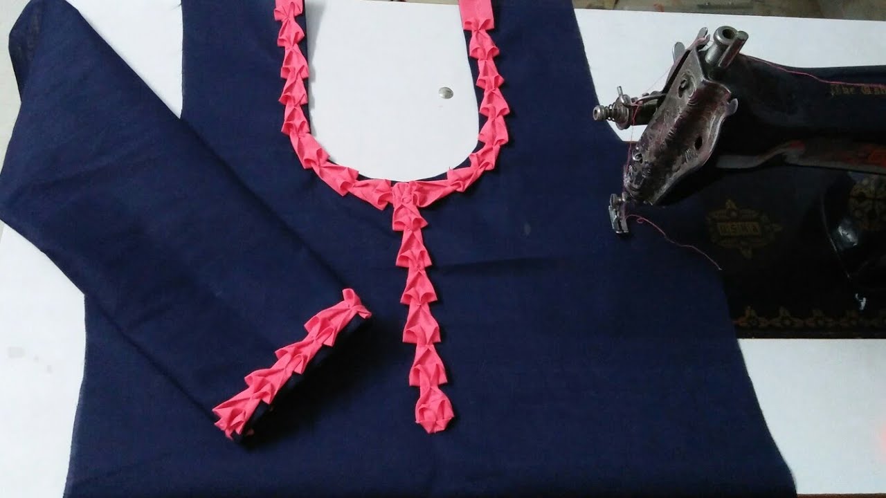 Unique and very latest neck and sleeves design