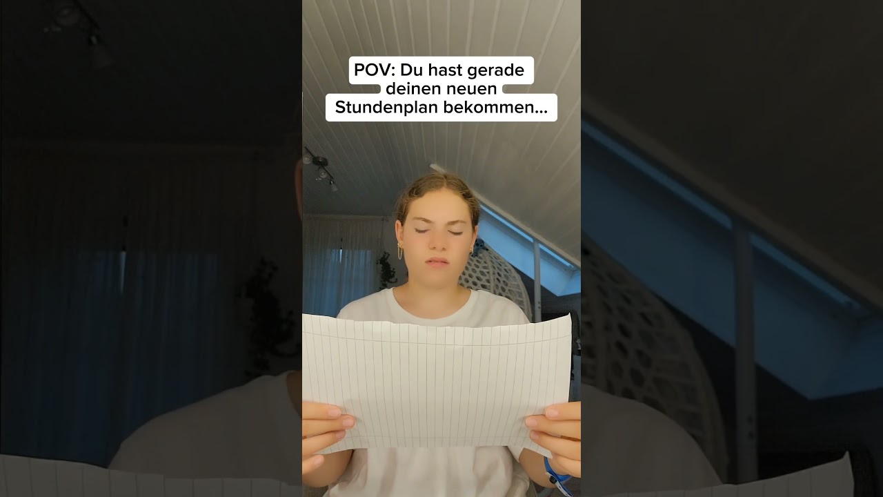 Neuer Stundenplan 🙈 