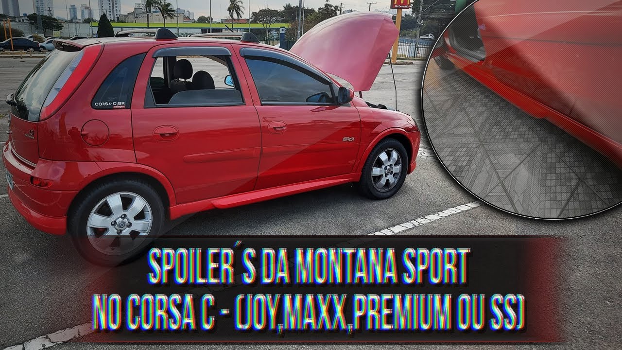 NOVOS UPGRADES 2021 CORSA MAXX 1.8 2006 (CORSA FRENTE MONTANA) LATERAL MONTANA SPORT!