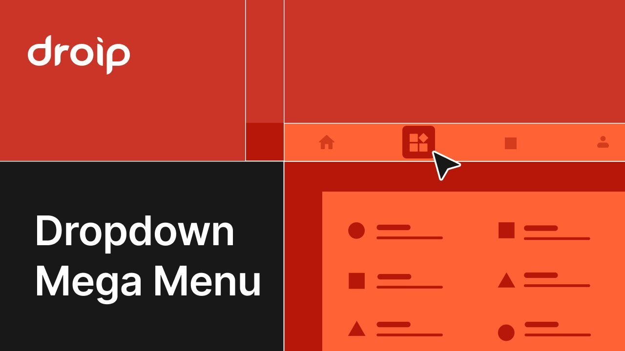 How to Build a Dropdown Mega Menu in Droip