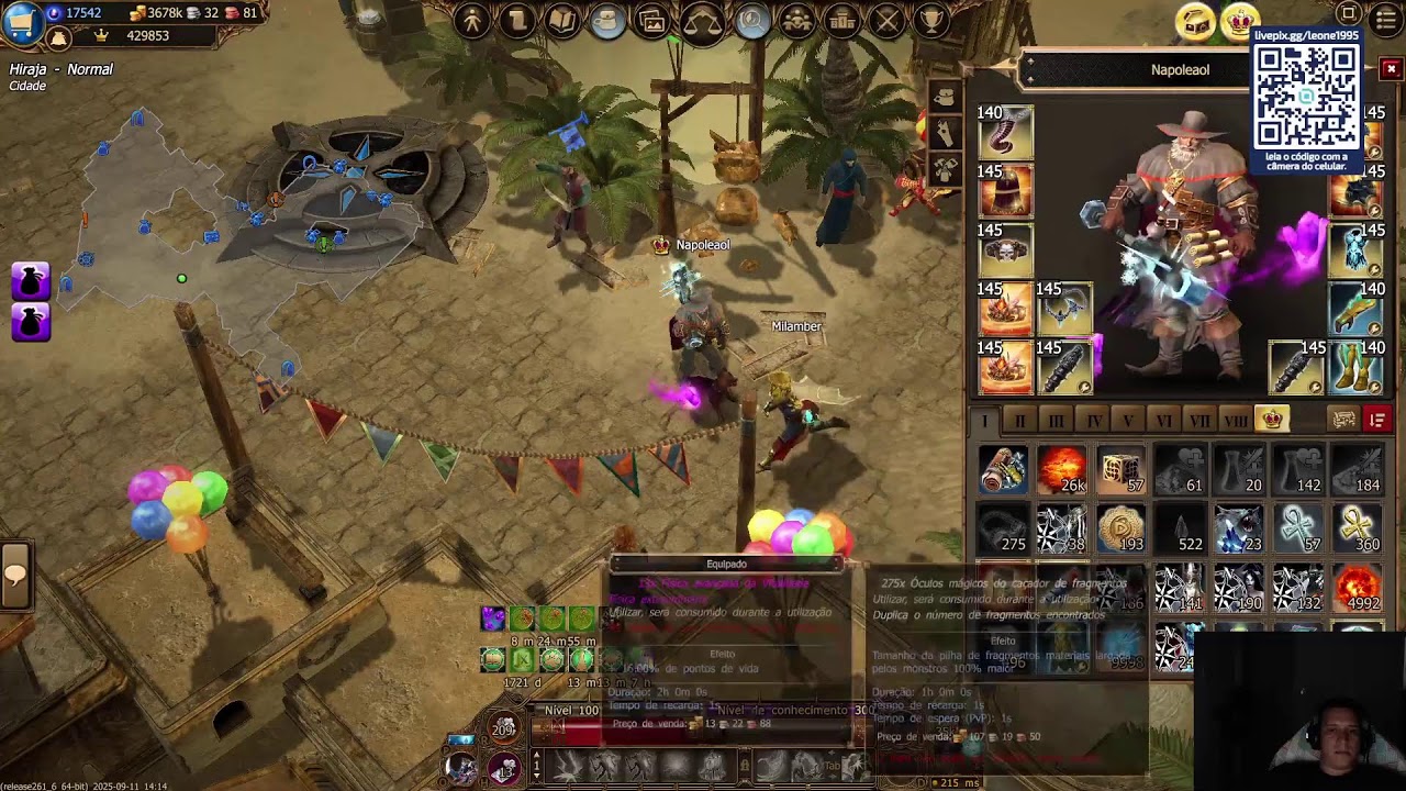 iniciando evento de aniversario