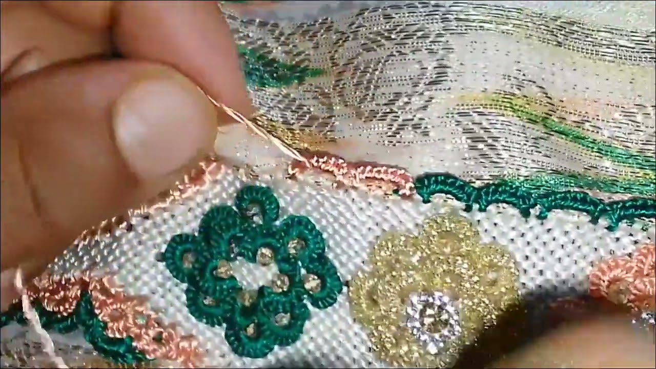 ضرس بسيط وساهل براندة للمبتدئين🧵🪡