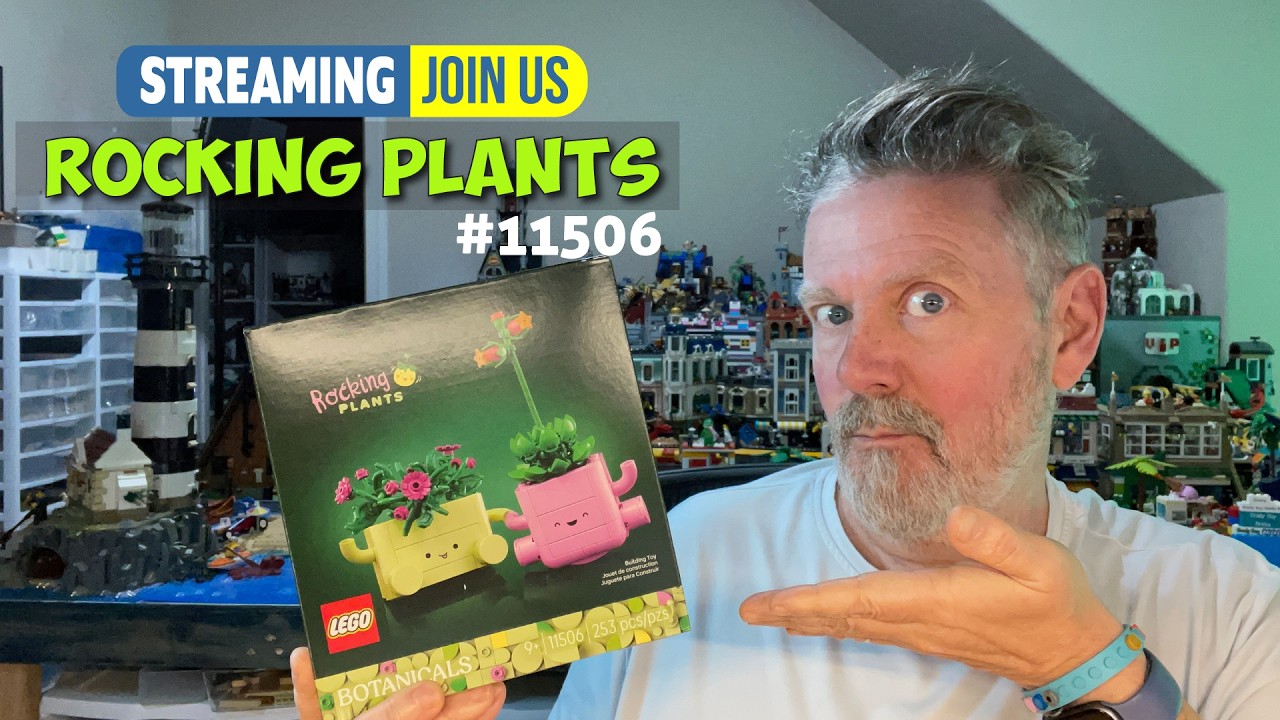 🔴 LIVE | Building LEGO Botanicals Rocking Plants (11506) 🌿 | Sunday Build & Chat | Grady Boy Bricks