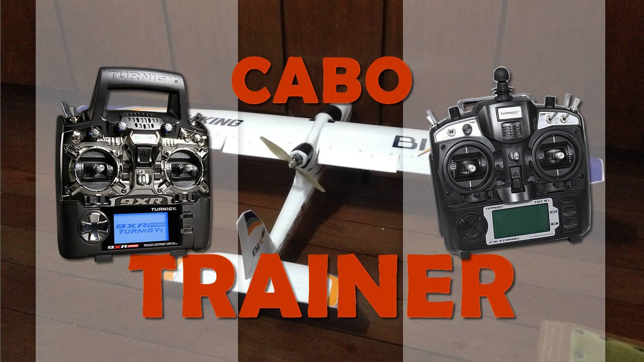Utilizando os rádios Turnigy 9XR e 9X como trainer (cabo P2)