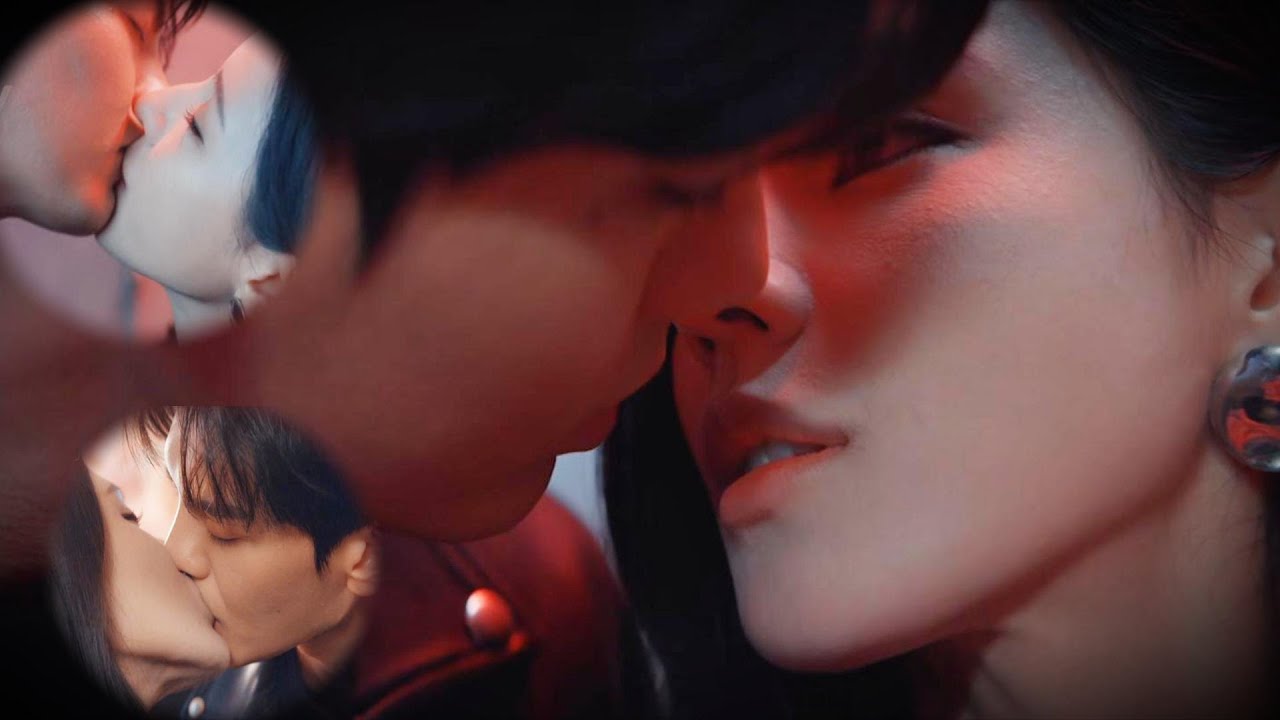 【超欲吻戲cut！ 】燈光昏暗，呼吸交錯，愛開始發燙……💘💘#深情眼 Deep Affection Eyes #張予曦 / #畢雯珺 / #張小婉 / #劉潤南