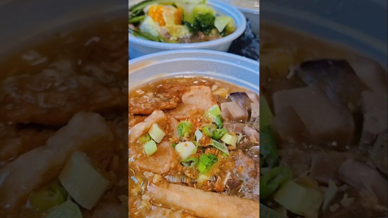 Bulalo & Pancit Lomi with chicharon - Diet sana kami (no rice)… pero hindi pala kaya! 😂🤣😅