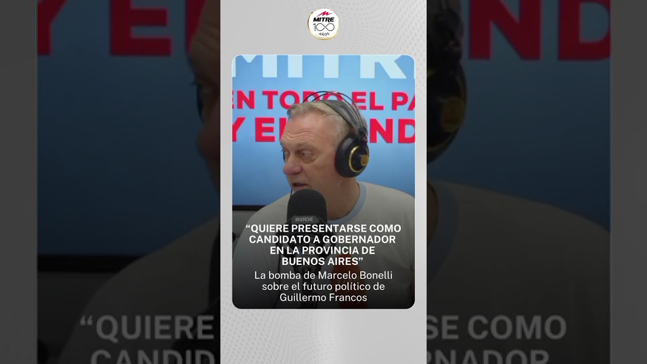 La bomba de Marcelo Bonelli sobre el futuro pol&iacute;tico de Guillermo Francos