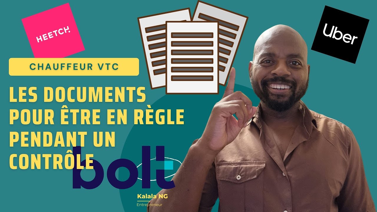 CHAUFFEUR VTC UBER : LES DOCUMENTS VTC À AVOIR EN CAS DE CONTRÔLE #chauffeurvtc