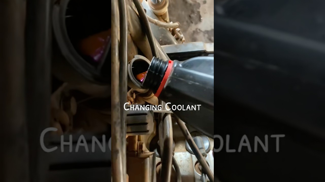 How to Change Honda Super Four  Coolant Cb400 Service