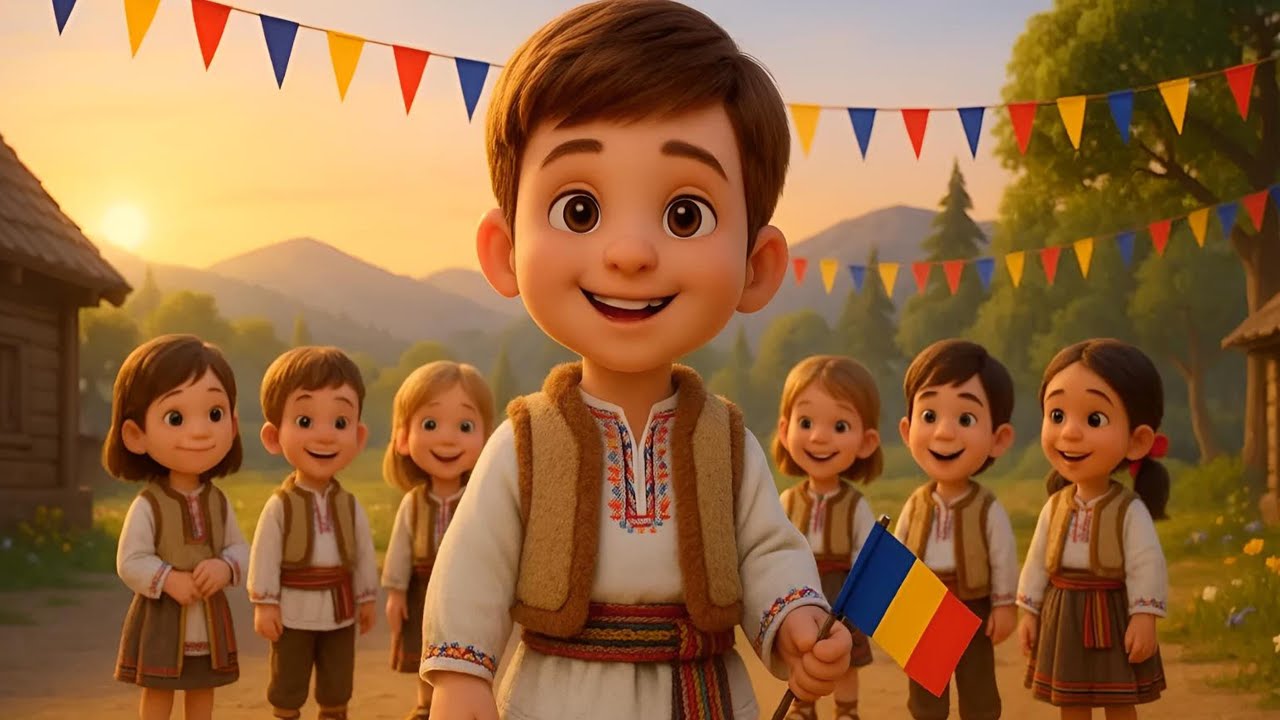 Sunt Român Voinic, Voios | Cântec de 1 Decembrie pentru Copii (Remastered 2025)