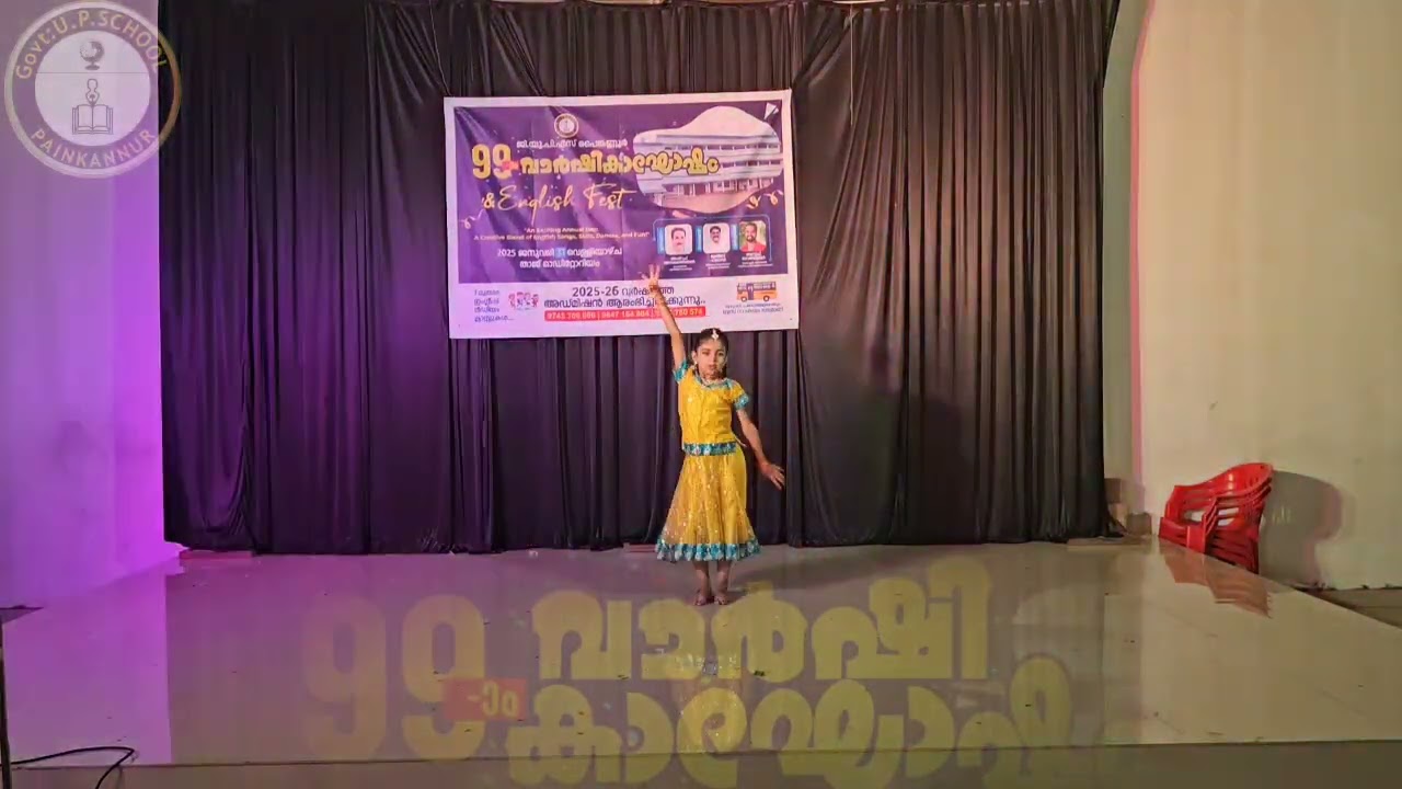 99th Annual Day celebration @gups Painkannur_ Cinematic Dance performance from LkG Student