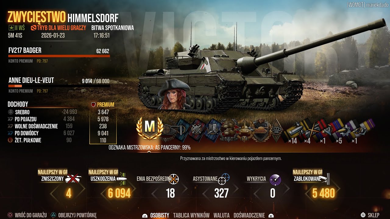 BADGER NA HIMELSDORFIE WOT PS5 