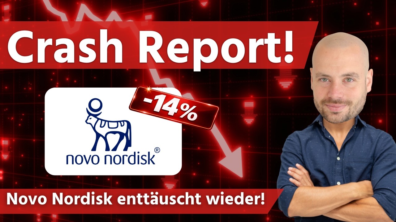 Novo Nordisk entt&auml;uscht wieder! - Aktien Crash Report!