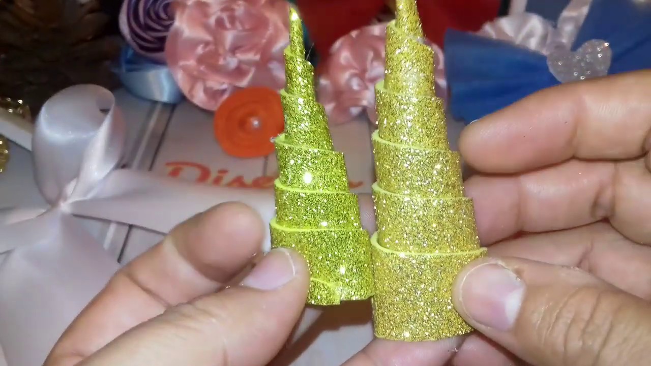 Como hacer cuernito unicornio P.A.P. o cono de nieve
