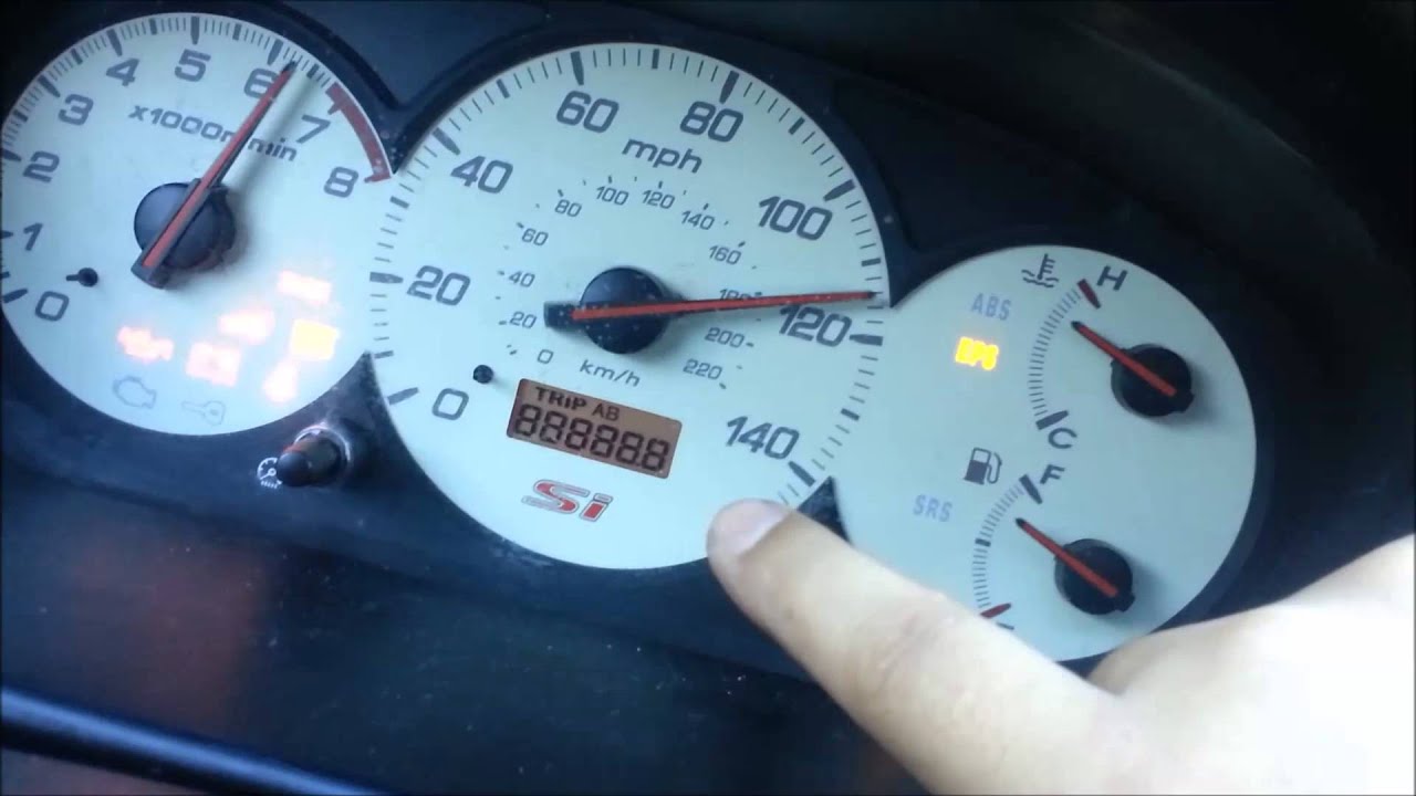 How to recalibrate or test 2002 2003 2004 2005 Civic Si EP3 RSX Cluster