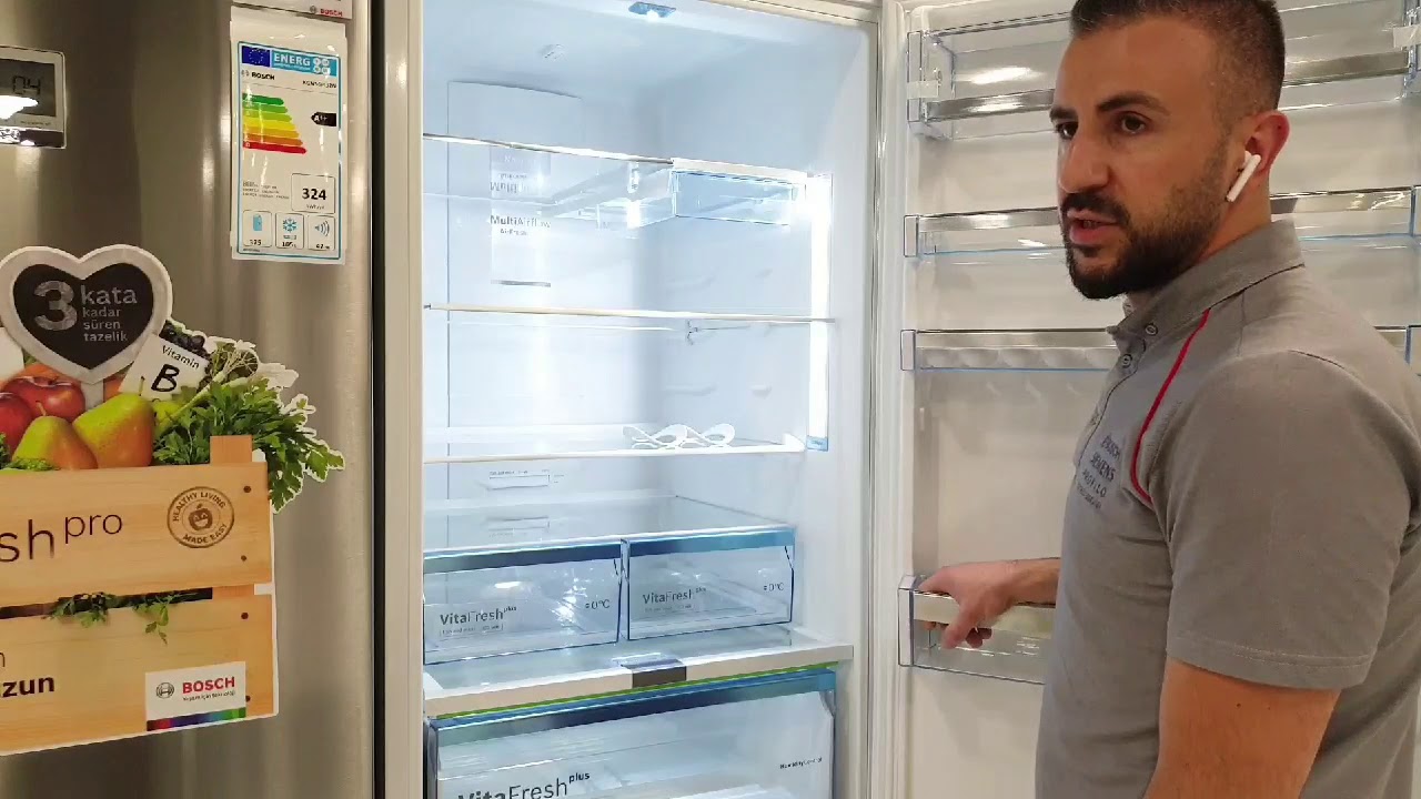 Bosch Kgn serisi buzdolabı kullanım bilgisi