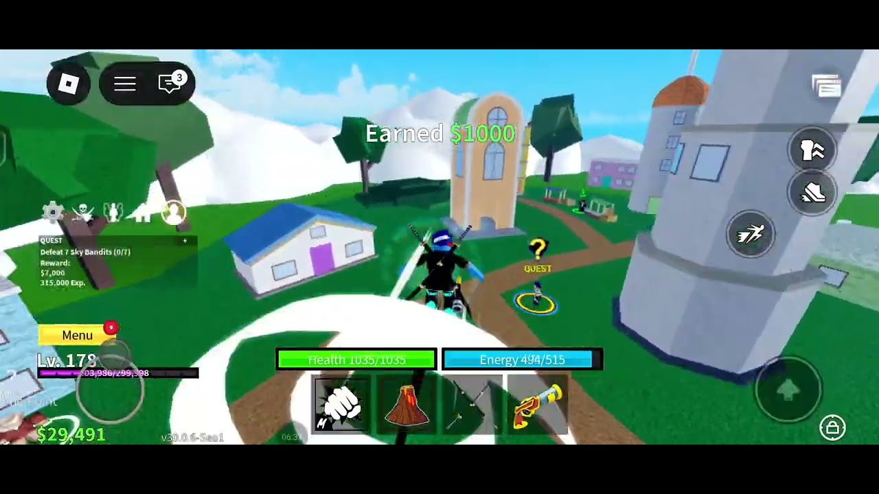 Making 181lev in bloxfruit